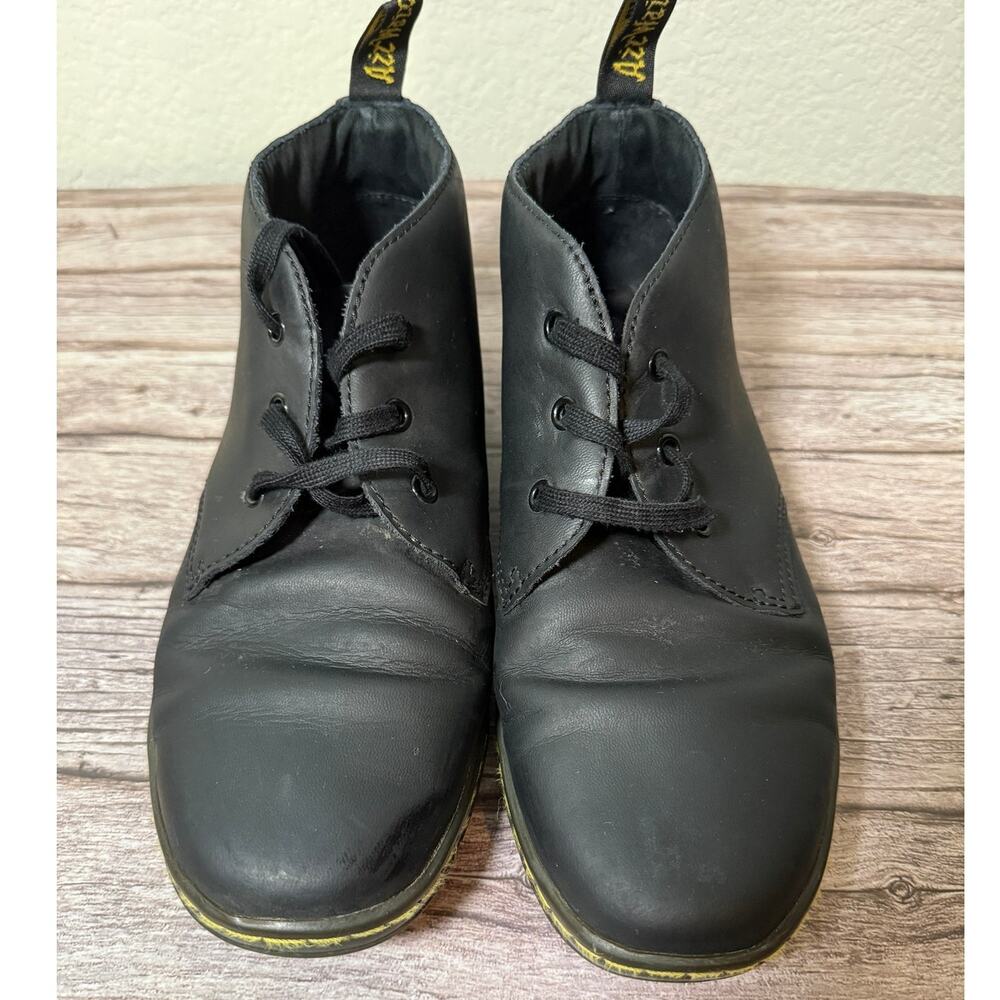 Dr. Martens Will Leather Lace-Up Boots Men's Size 10 Black